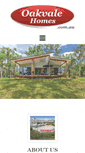 Mobile Screenshot of oakvalehomes.com.au